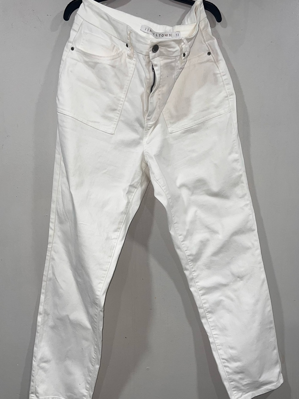 Tinseltown White Slim Straight Men's Jeans
